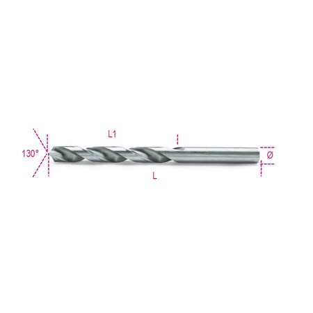 Beta Twist Drill, Finishing, 12.75mm 4120159
